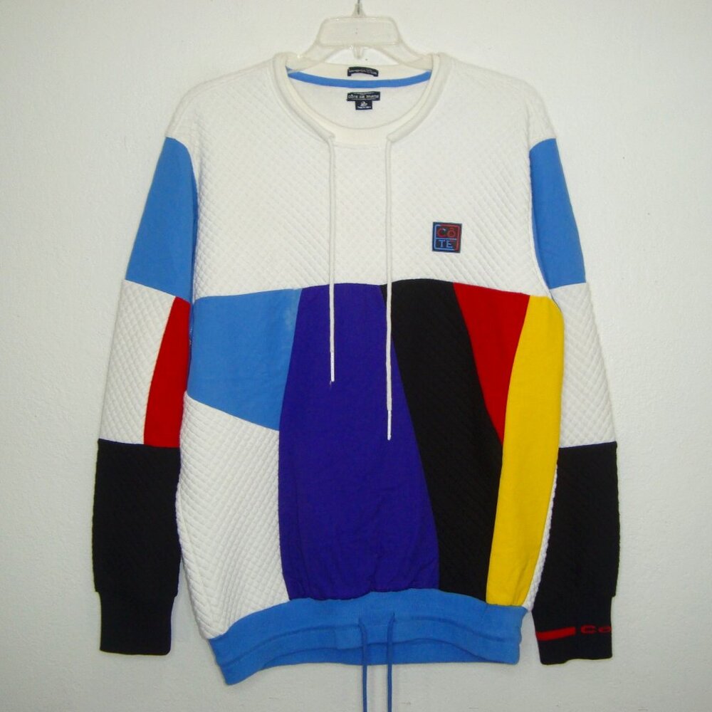 Cote De Nuits Retro Colorblock Pullover Size 2X